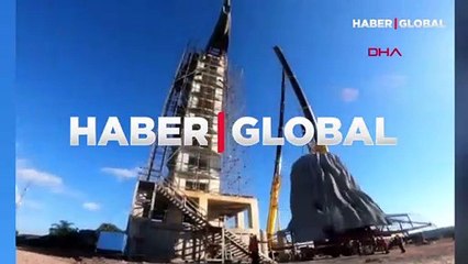 Brezilya'da ünlü Kurtarıcı İsa heykelinden daha uzun bir İsa heykeli inşa ediliyor