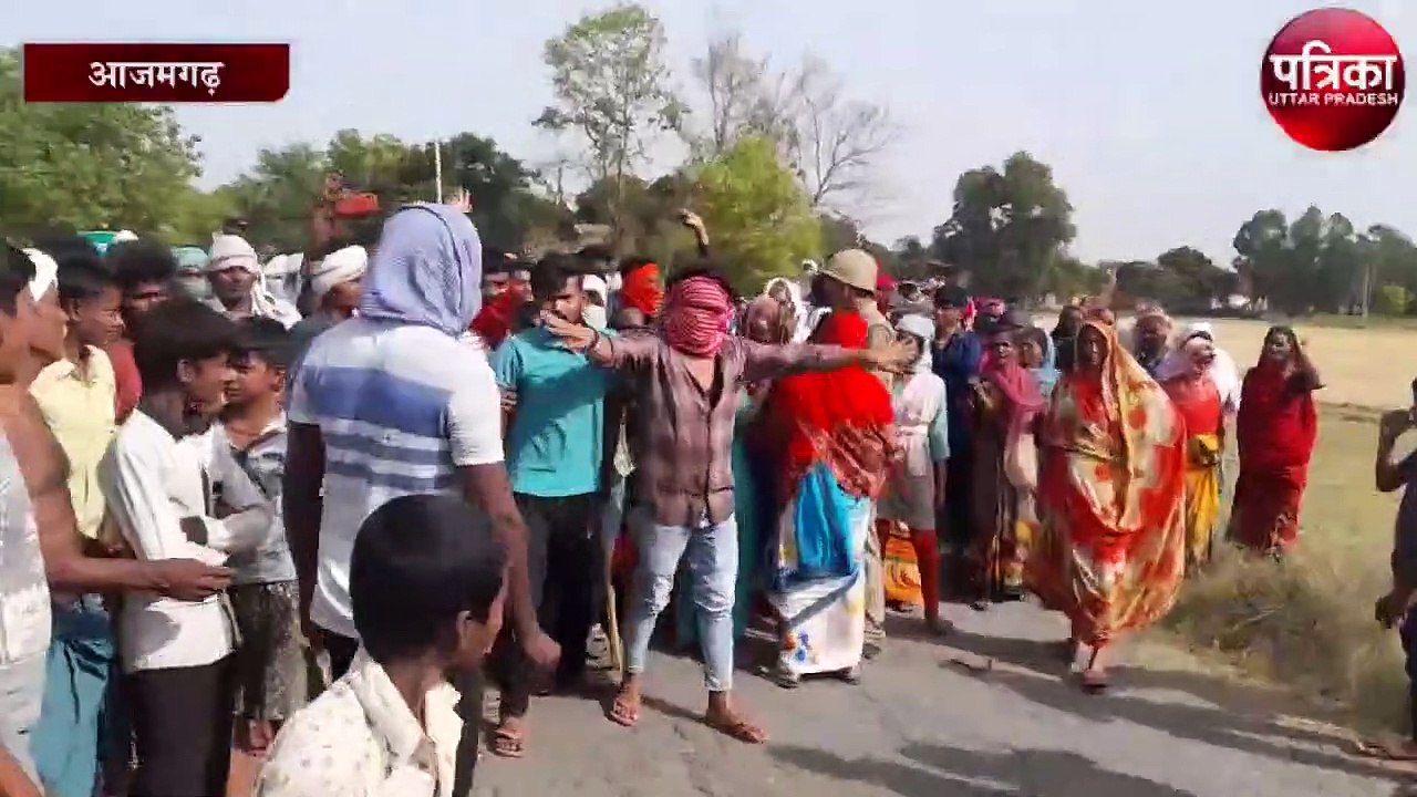 यहां युवक की मौत पर भीड़ ने खोया आपा, पुलिस बाइक फूंकने के साथ ही जमकर की तोड़फोड़