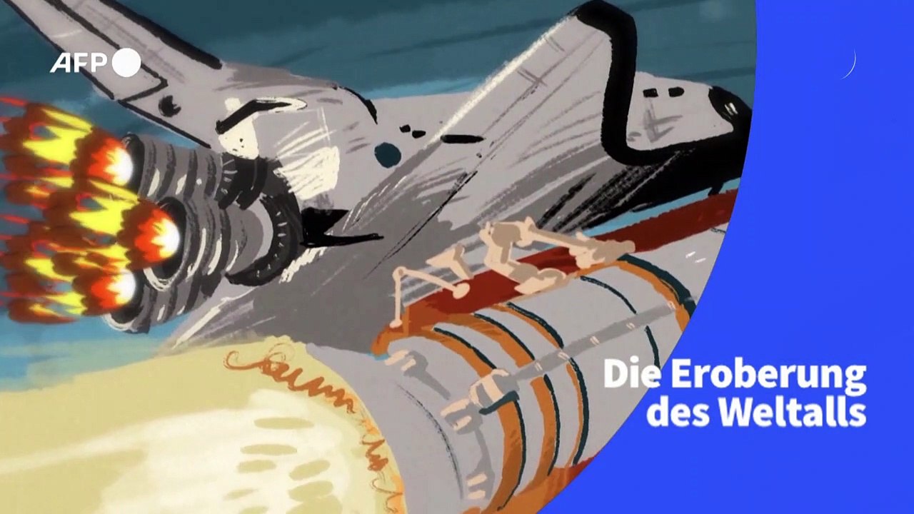 Videografik: Die Eroberung des Weltalls