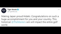 Tiger, Jack take to social media to congratulate Masters winner Matsuyama