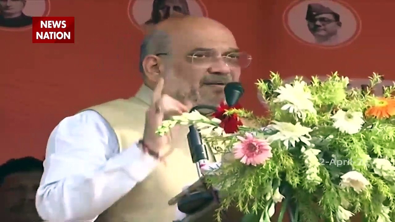 Home Minister Amit Shah Conducts Rally In Bengal's Jalpaiguri
