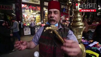 بائع شراب في دمشق يستعد لشهر رمضان