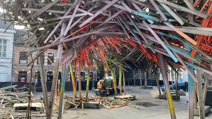 Une exposition "Arne Quinze" à Mons après le démontage de «The Passenger»
