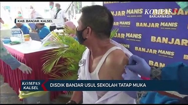Disdik Banjar Usul Sekolah Tatap Muka Dimulai Usai Vaksinasi Para Guru