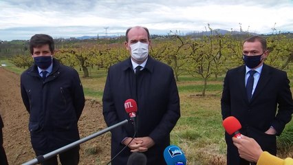 Soutien au secteur agricole touché par la vague de froid : déclaration de Jean Castex