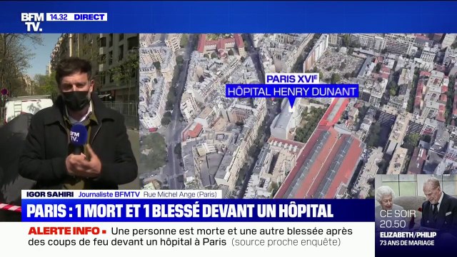 Paris: Un mort et une blessée par balle devant un hôpital du 16ème arrondissement