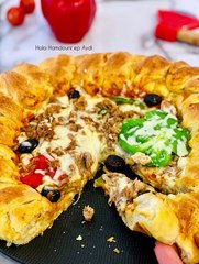 Recette Pizza Facile Et Rapide بيتزا بنينة برشا و سهلة