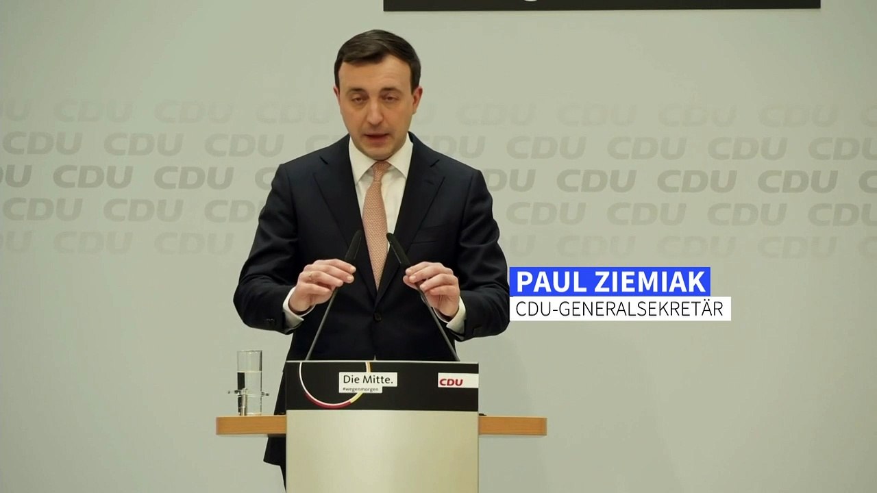 Ziemiak: "breite unterstützung" für laschet als kanzlerkandidat