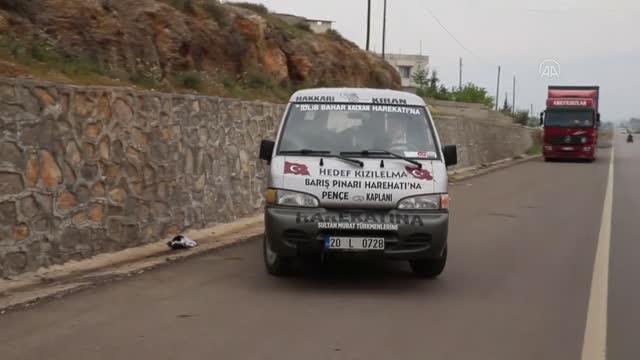 Son dakika haberi... Elmacı Dede den Suriye sınırındaki askerlere destek