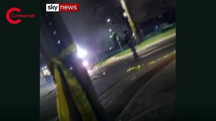 George Floyd’un nefessiz bırakıldığı yerde, polis yine bir siyah genci öldürdü