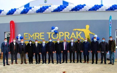 Metruk bina 5 yıldızlı spor tesisine dönüştürüldü