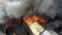 Russie : un gigantesque incendie ravage un monument de Saint-Pétersbourg