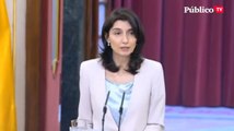 El emotivo discurso de Pilar Llop, presidenta del Senado, sobre Clara Campoamor