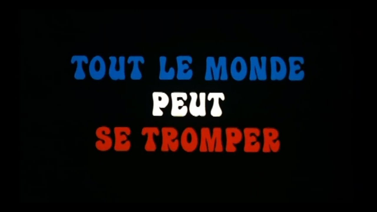 Tout le monde peut se tromper (1983) Streaming Gratis VF