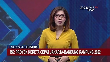 Ridwan Kamil Sebut Proyek Kereta Cepat Jakarta-Bandung Sudah 70%