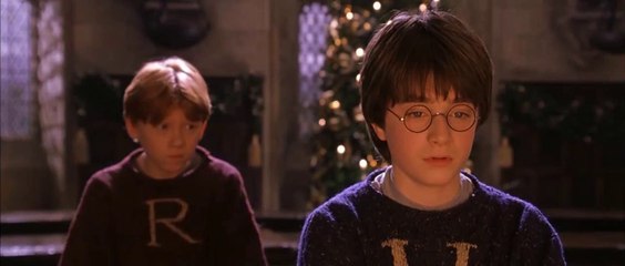 Scène coupée de Harry Potter à l'École des Sorciers : Noël (VO)