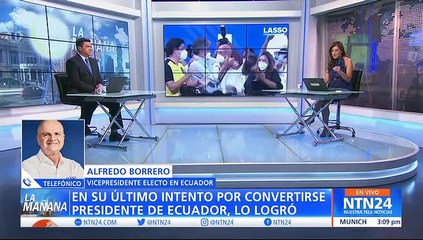 "Tenemos que sentarnos en la mesa a conversar con todos": vicepresidente electo de Ecuador