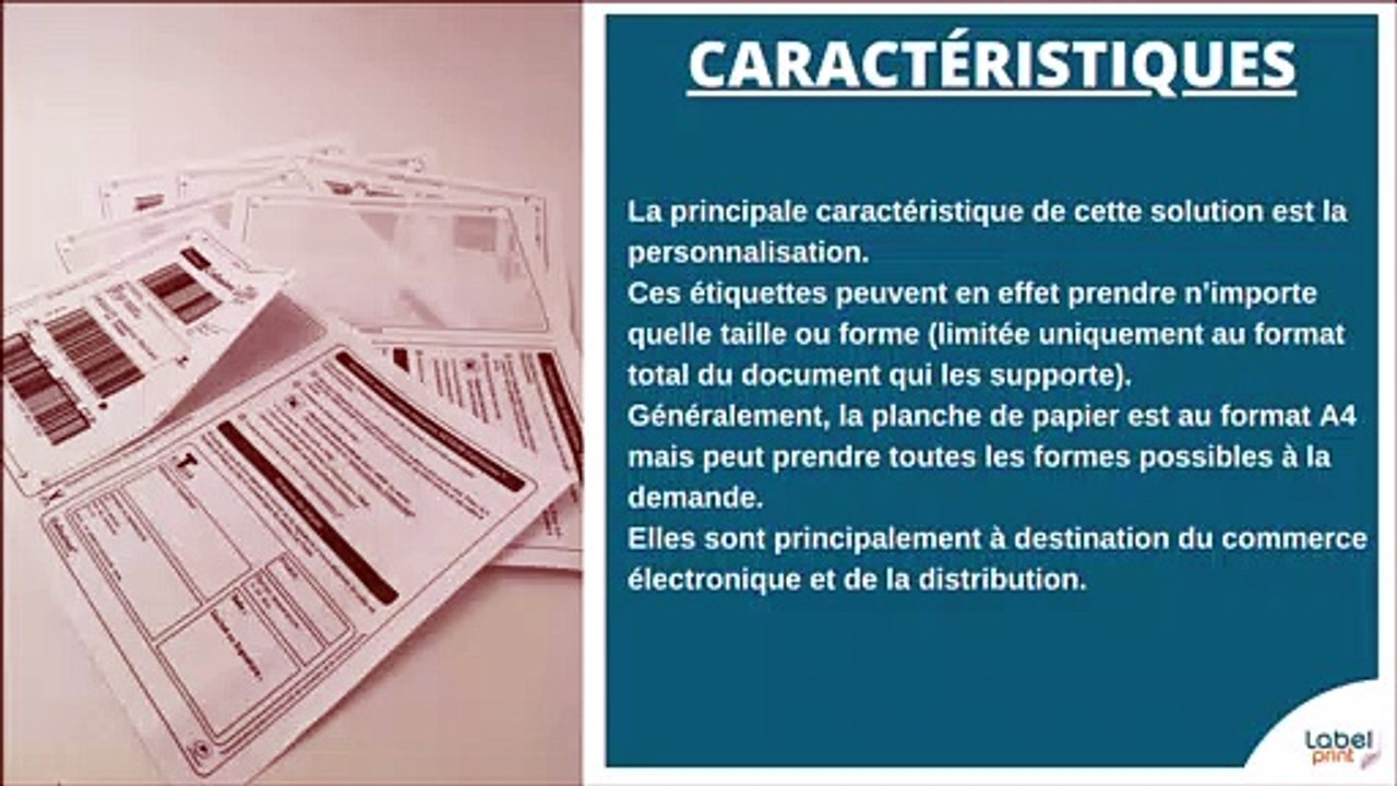 Vidéo étiquettes intégrées