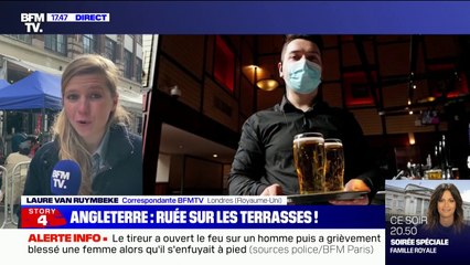 Download Video: Terrasses, magasins, coiffeurs… Après quatre mois de confinement, l'Angleterre rouvre ses commerces