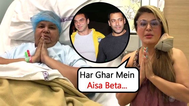 Salman Khan & Sohail Turn Messiah Again For Rakhi, Helps Her Ill Mother