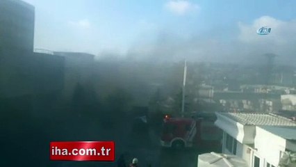 Avcılar'da fabrika yangını