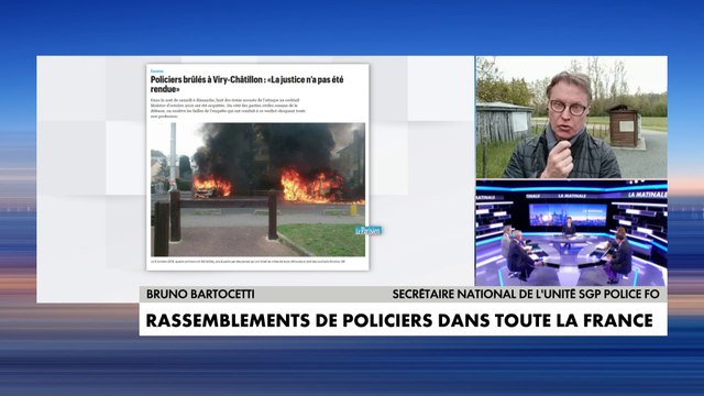 Bruno Bartocetti sur la mobilisation des policiers: «Nous sommes très mécontents»