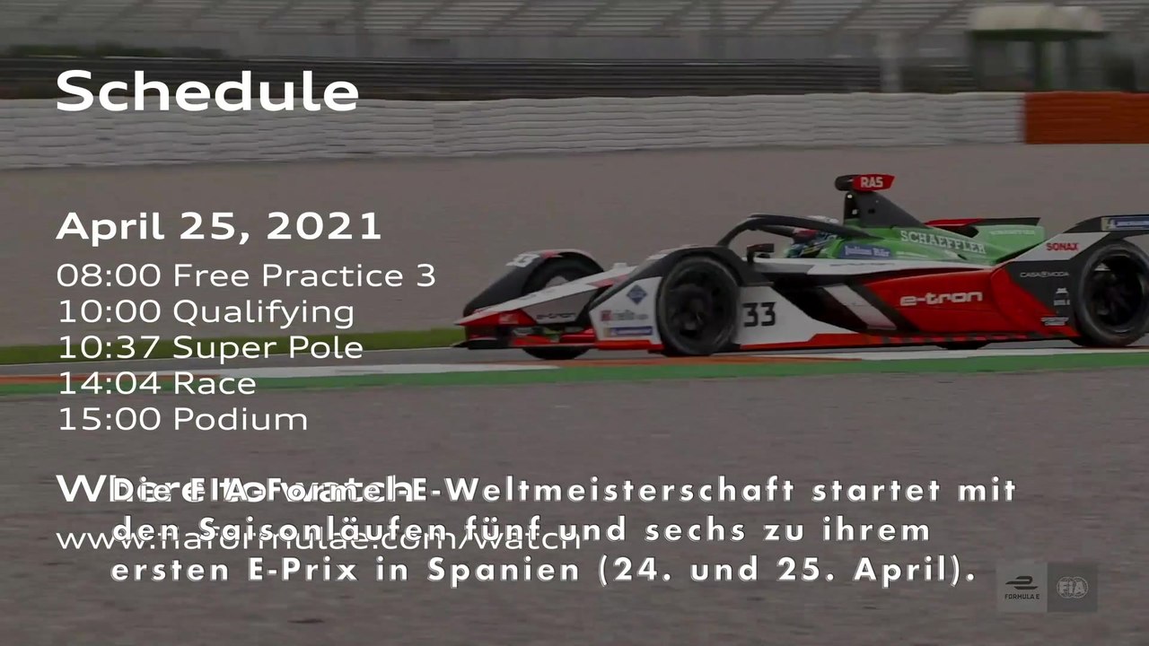 Formel E - Erster Spanien E-Prix