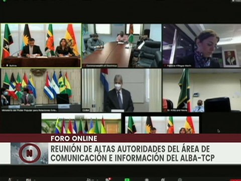 Países del ALBA-TCP acuerdan enfrentar campañas imperiales de desinformación contra los pueblos