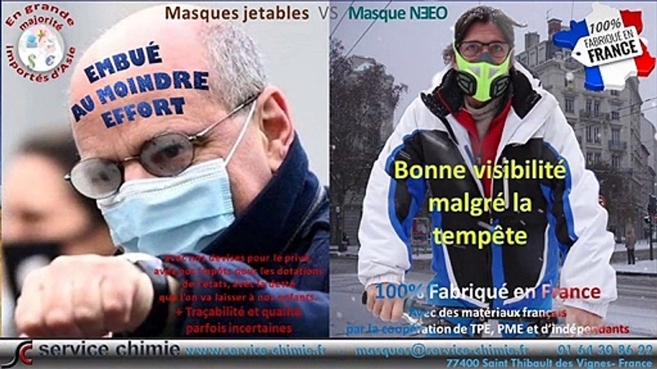 Masque Neeobreath = Solution Anti Pollution