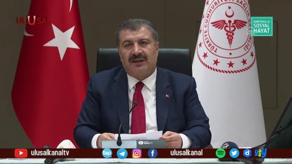 Sağlık Bakanı Fahrettin Koca: ''Vakaların yüzde 85'i İngiltere mutasyonu''
