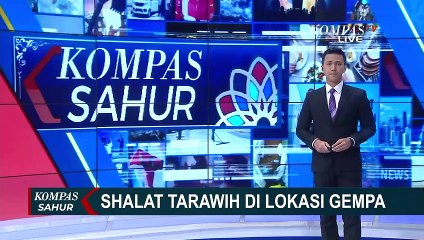 Suasana Sahlat Tarawih Pertama di Mushola Bekas Gempa Malang