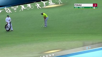 [스포츠영상] 토니 피나우의 '신통방통 샷'