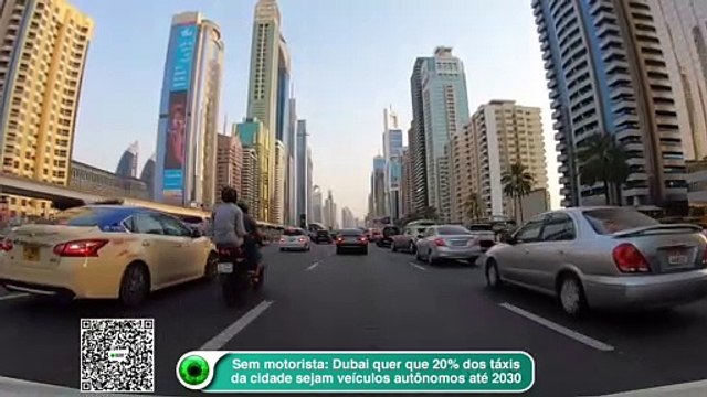 Sem motorista- Dubai quer que 20% dos táxis da cidade sejam veículos autônomos ate 2030