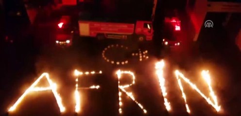 İtfaiyecilerden Mehmetçiğe koreografili destek