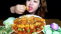 Spicy Bamboo Shoot Pork Belly With Stink Beans Mukbang | Eating Show | Asmr | Big Bites