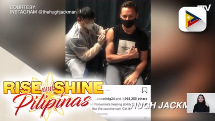 FEATURE: International personalities at celebrities, nagpaturok ng COVID-19 vaccines