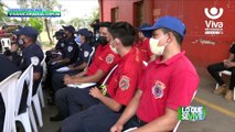 Bomberos de Masaya fortalecen sus técnicas para atender emergencias