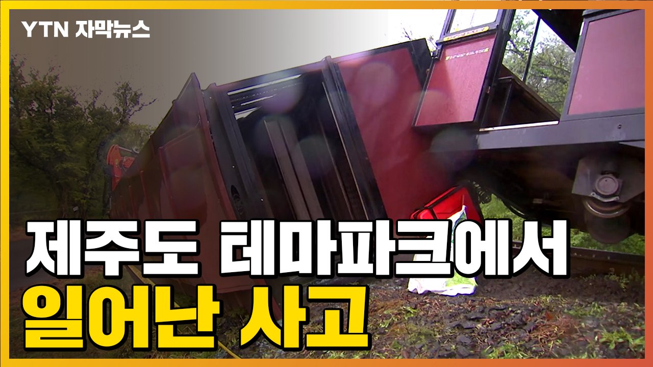 [자막뉴스] 빗속 무리한 운행?...제주 테마파크에서 일어난 사고 / YTN