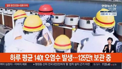 일본 정부, 후쿠시마 오염수 '해양 방류' 결정