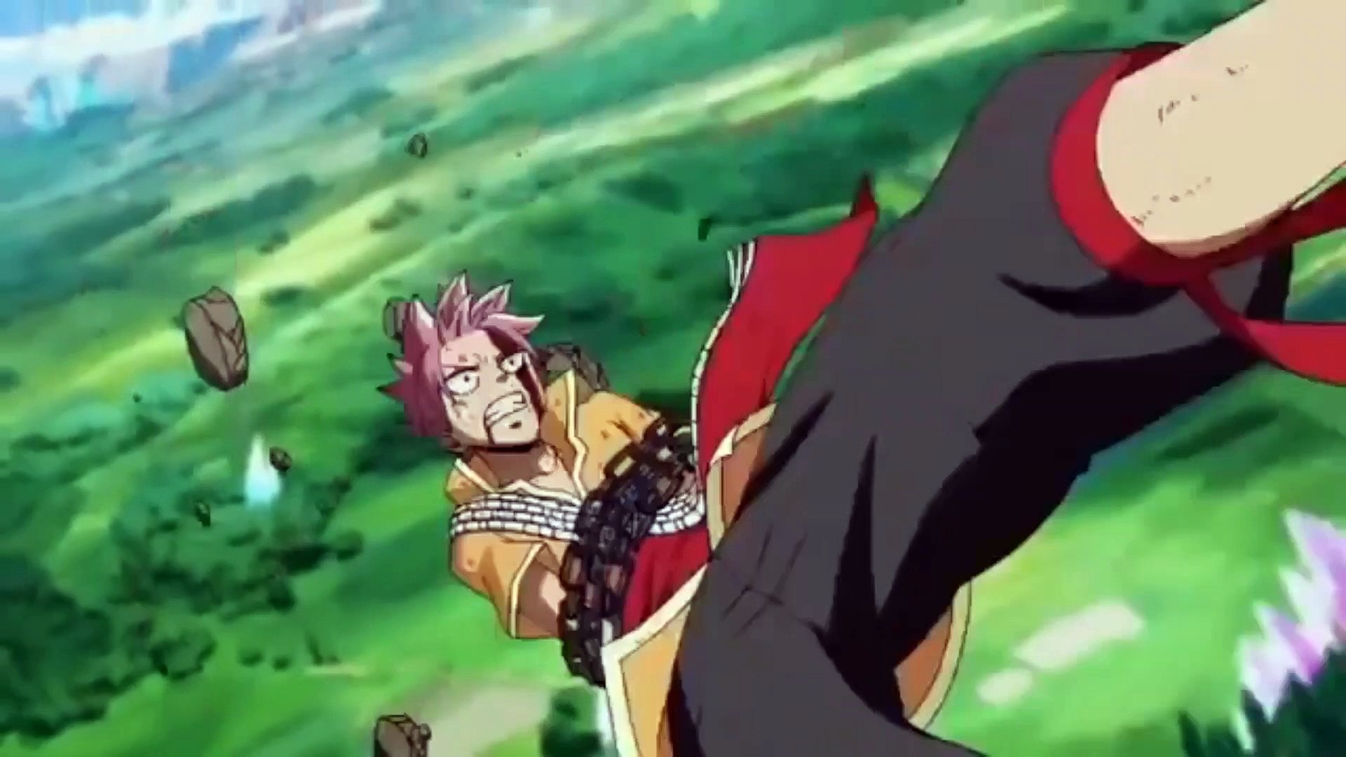 Natsu vs king animus English dubbed full fight