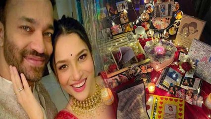 Ankita Lokhande को Anniversary पर  Vicky Jain ने दिया ये तोहफा | FilmiBeat