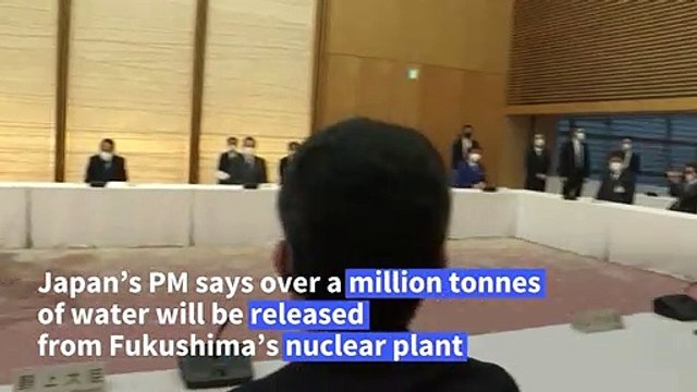 Japan to release treated Fukushima water into the sea: PM