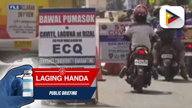 #LagingHanda | DOH: Dalawang linggong pagpapatupad ng ECQ, hindi nasayang