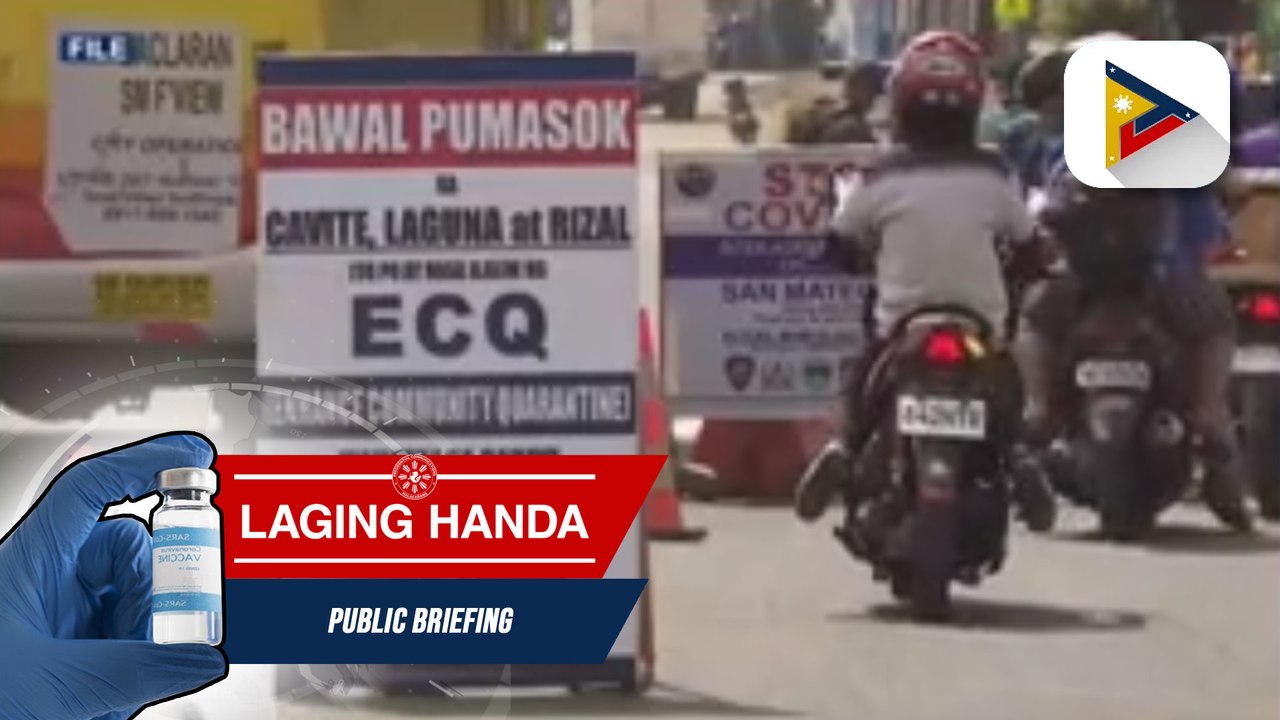 #LagingHanda | DOH: Dalawang linggong pagpapatupad ng ECQ, hindi nasayang