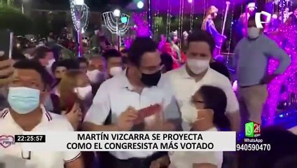 Martín Vizcarra sería el congresista más votado en Lima, según los resultados de la ONPE