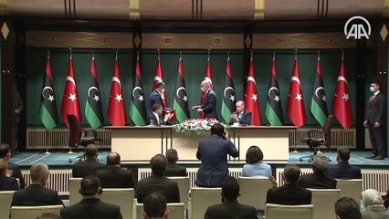 Türkiye ile Libya arasında 5 anlaşma imzalandı