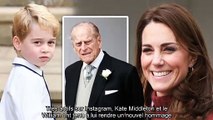 ✅ Kate Middleton et William partagent un émouvant cliché inédit du prince George et du prince Phili