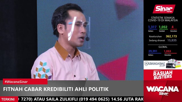 [LIVE] Fitnah cabar kredibiliti ahli politik