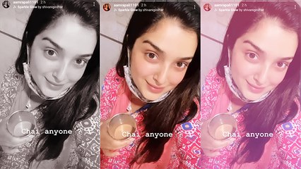 आम्रपाली दुबे हुई कोरोना पॉजिटिव,लेकिन एंटरटेनमेंट का तड़का लगाने में नही छोड़ रही कोई कसर