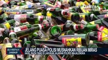 Ribuan Botol Miras Di Majalengka Dimusnahkan